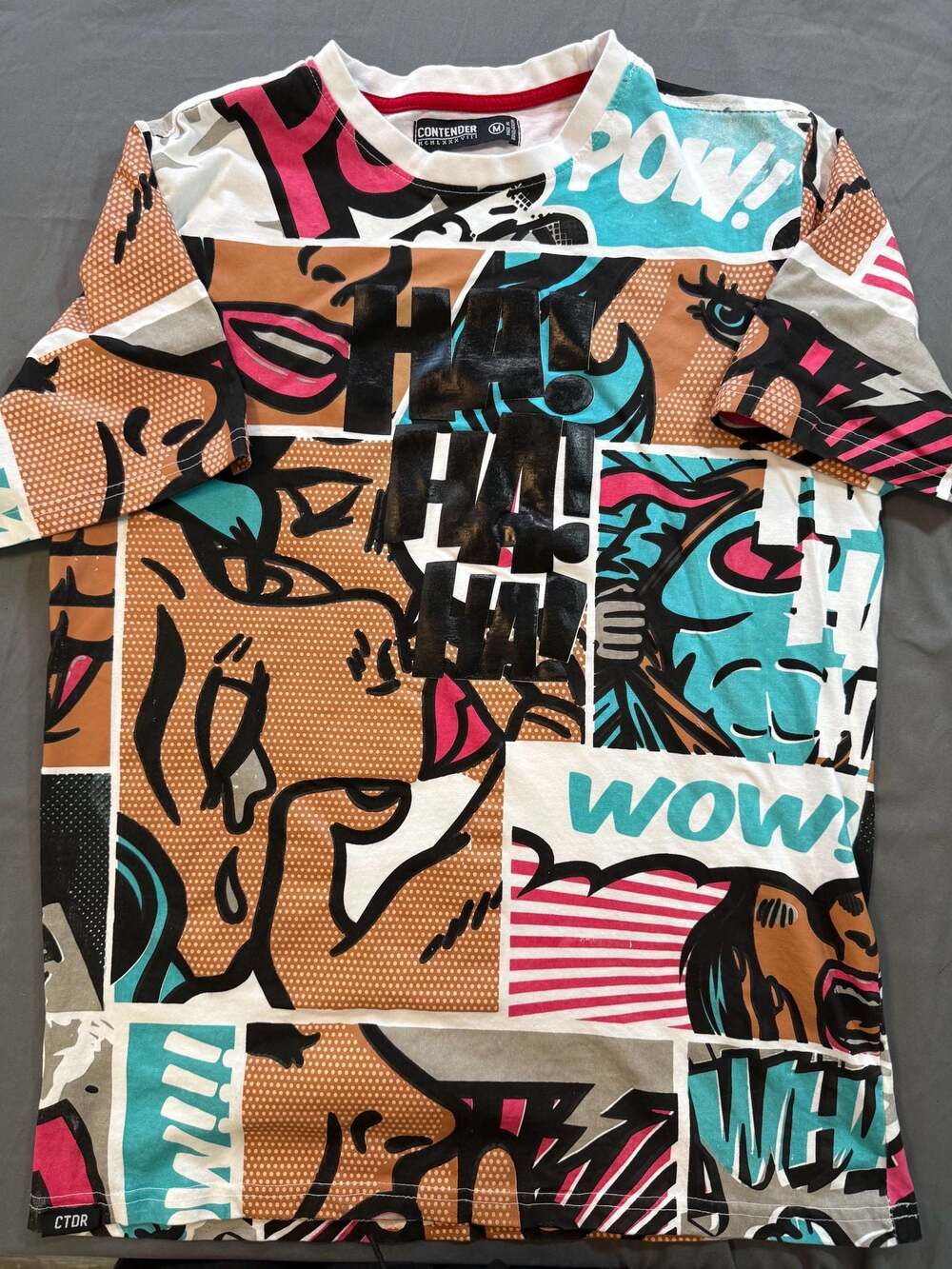 Contender Comic Book Pop Art All-Over Print T-Shirt